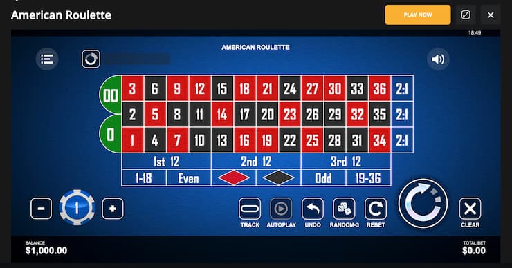 An image of a roulette table at BetWhale, illustrating how to play roulette at an online site.